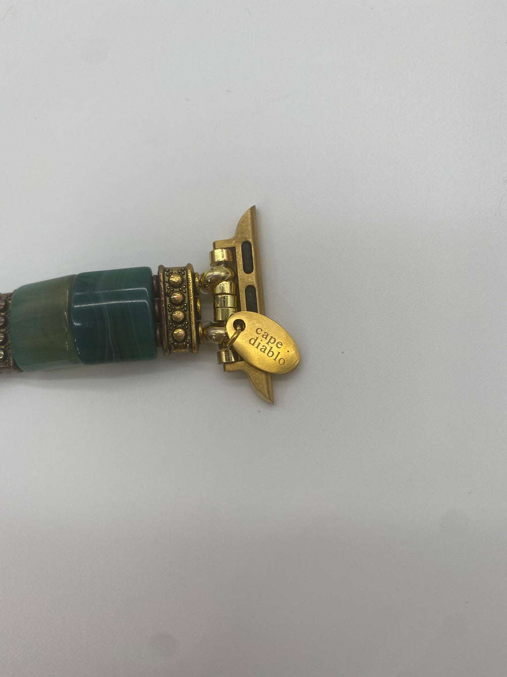 Apple Watchband Serenity Agate Green Stretch