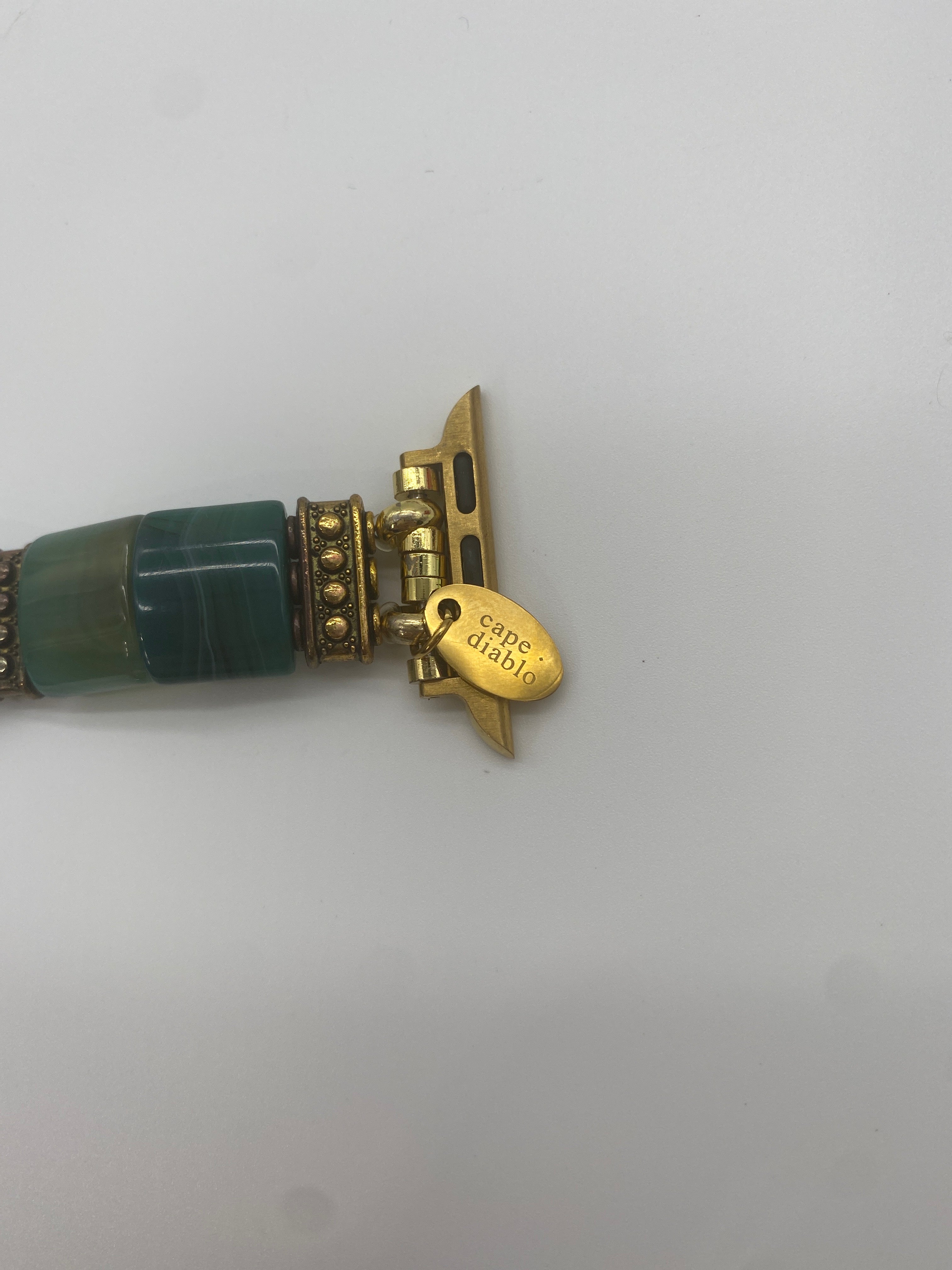 Apple Watchband Serenity Agate Green Stretch