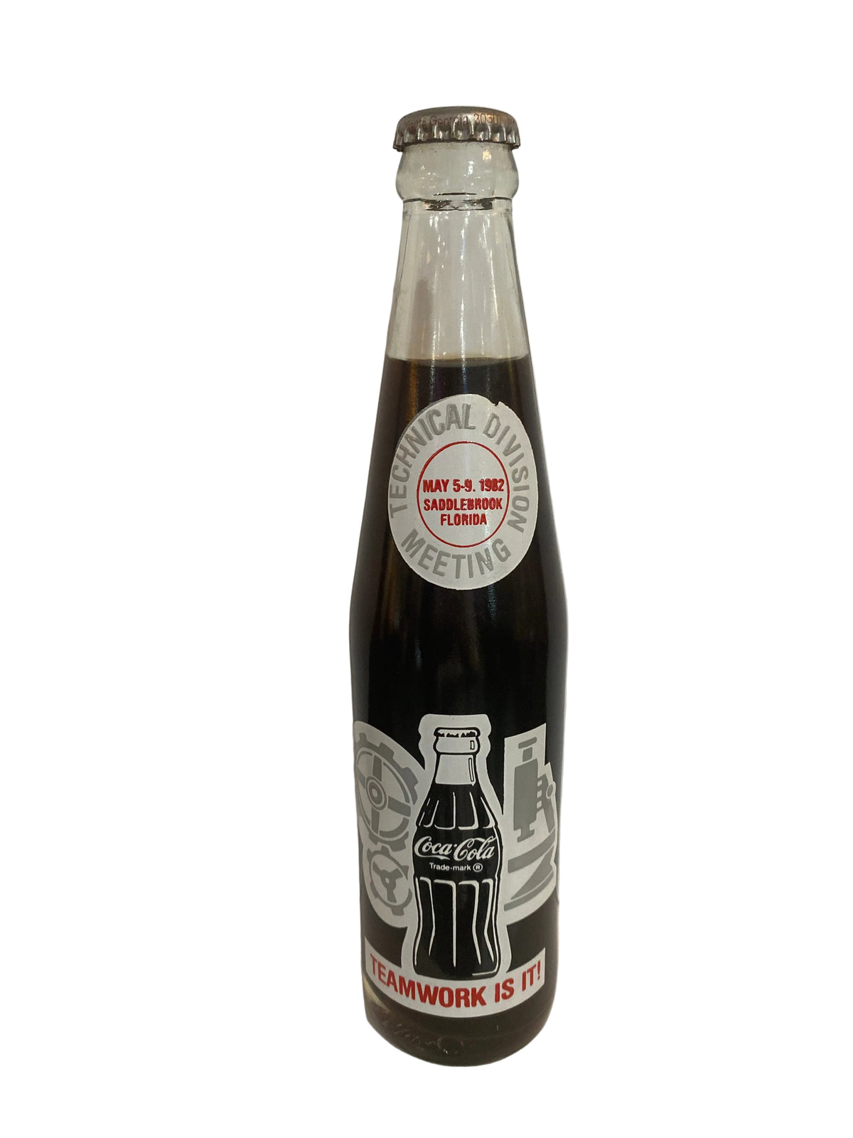 1982 TECHNICAL DIVISION MEETING 10 oz COCA -COLA BOTTLE