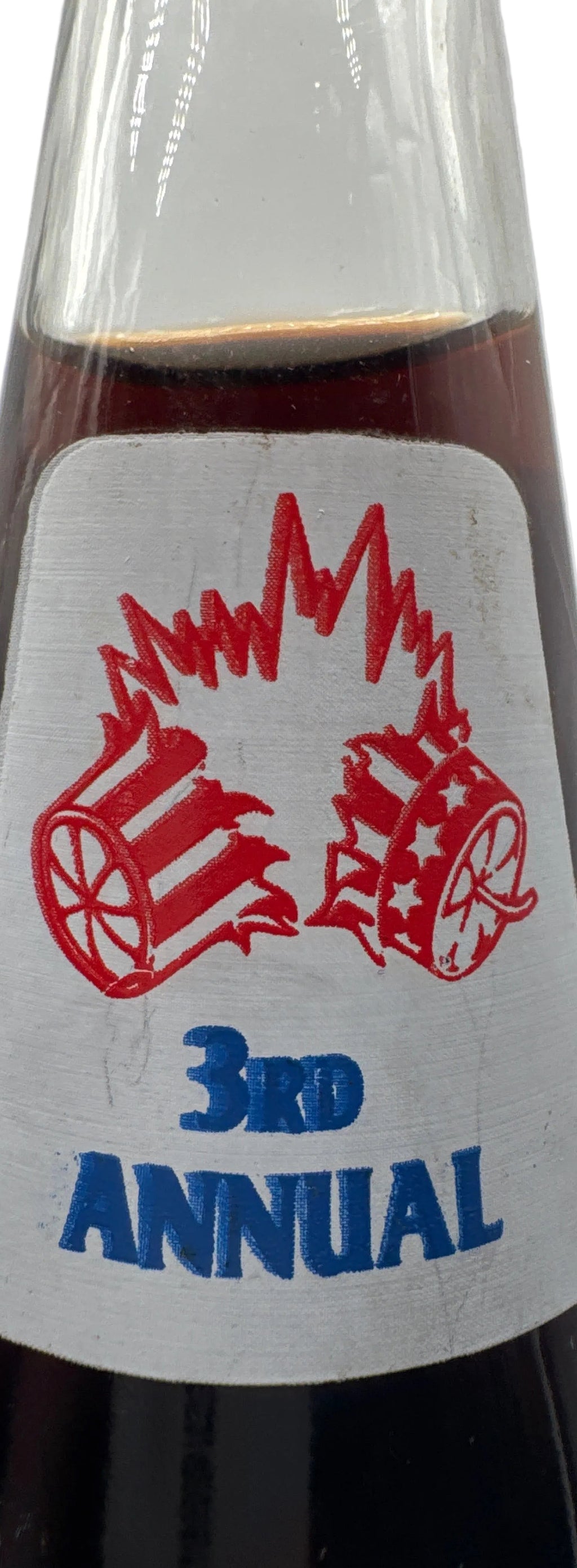 1987 3rd Annual Manteca California Coca-Cola Bottle 10 oz #4321/8000