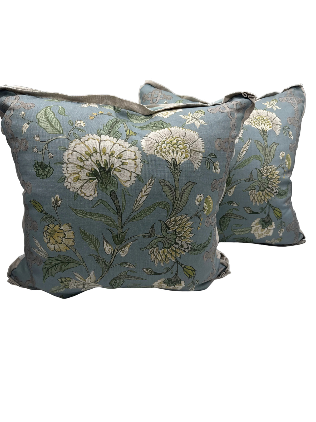 Devon Porcelain Pillow by Lacefield Designs with Feather Down Insert