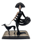 Vintage Erte Fine Porcelain “Symphony in Black” Limited Edition No. M1120 Figurine