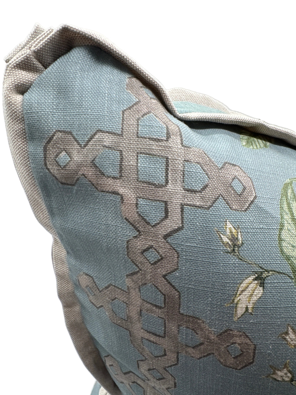 Devon Porcelain Pillow by Lacefield Designs with Feather Down Insert