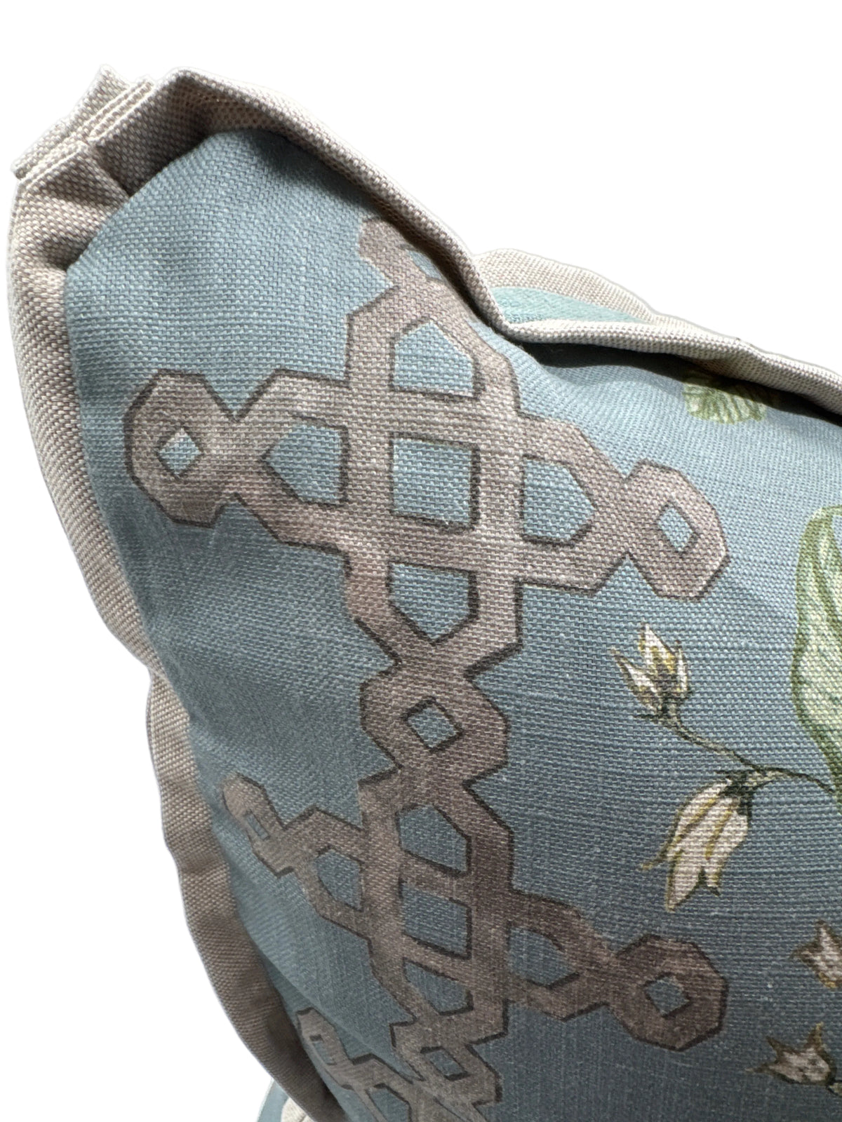 Devon Porcelain Pillow by Lacefield Designs with Feather Down Insert