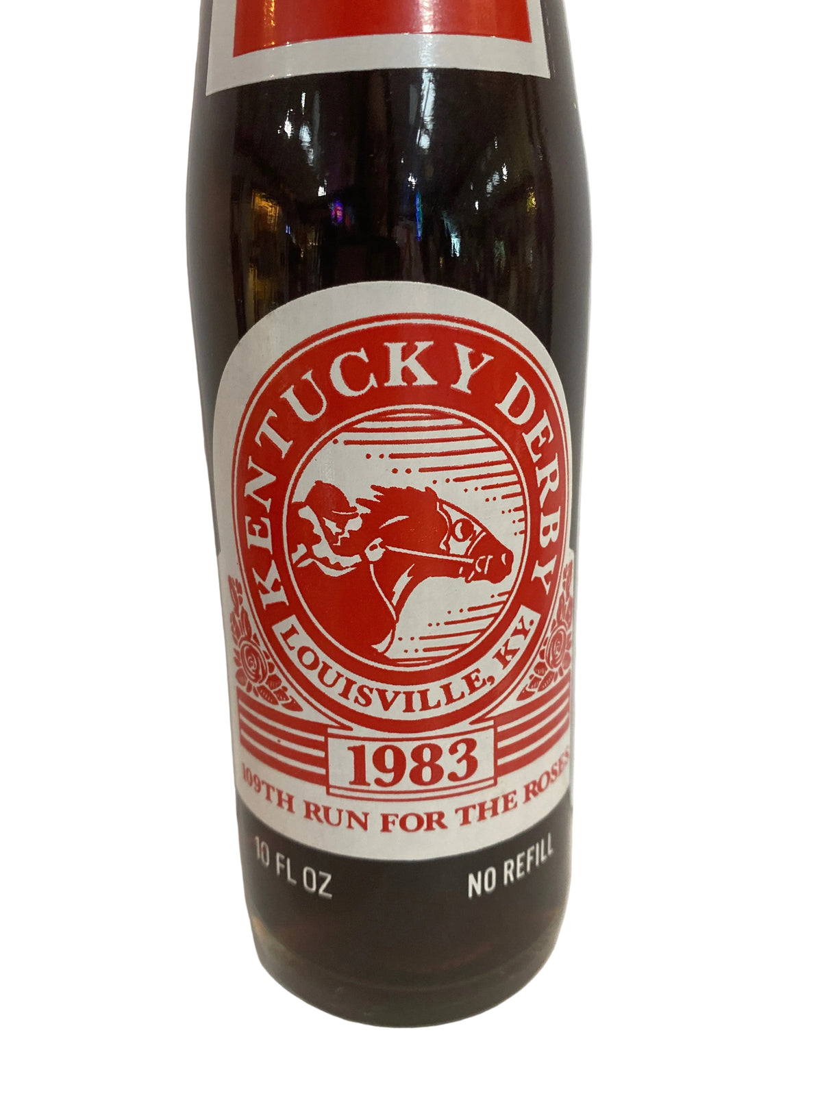 1983 109th Kentucky Derby “Run for the Roses” Coca-Cola 10 Ounce Bottle