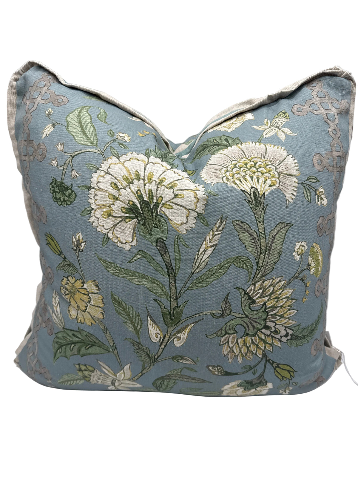 Devon Porcelain Pillow by Lacefield Designs with Feather Down Insert