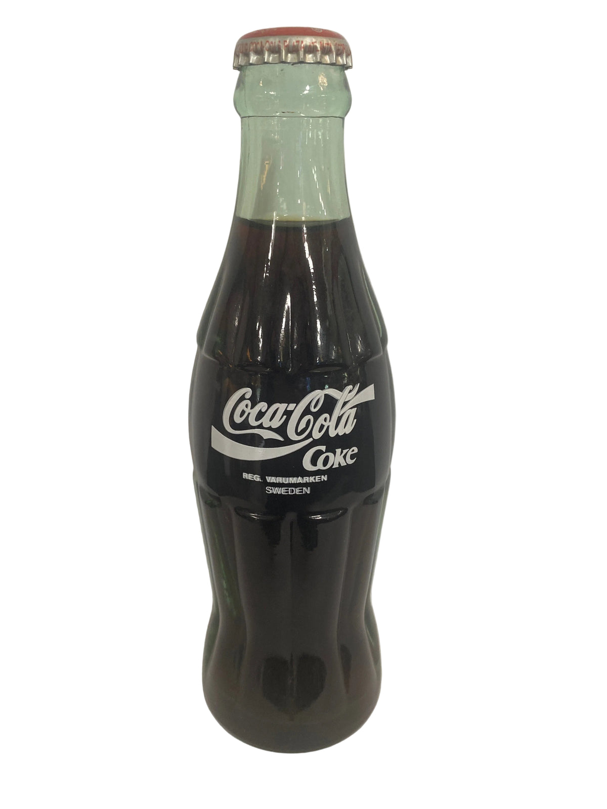 1990 SWEDEN 100TH ANNIVERSARY 6.5 oz COCA-COLA BOTTLE COKE