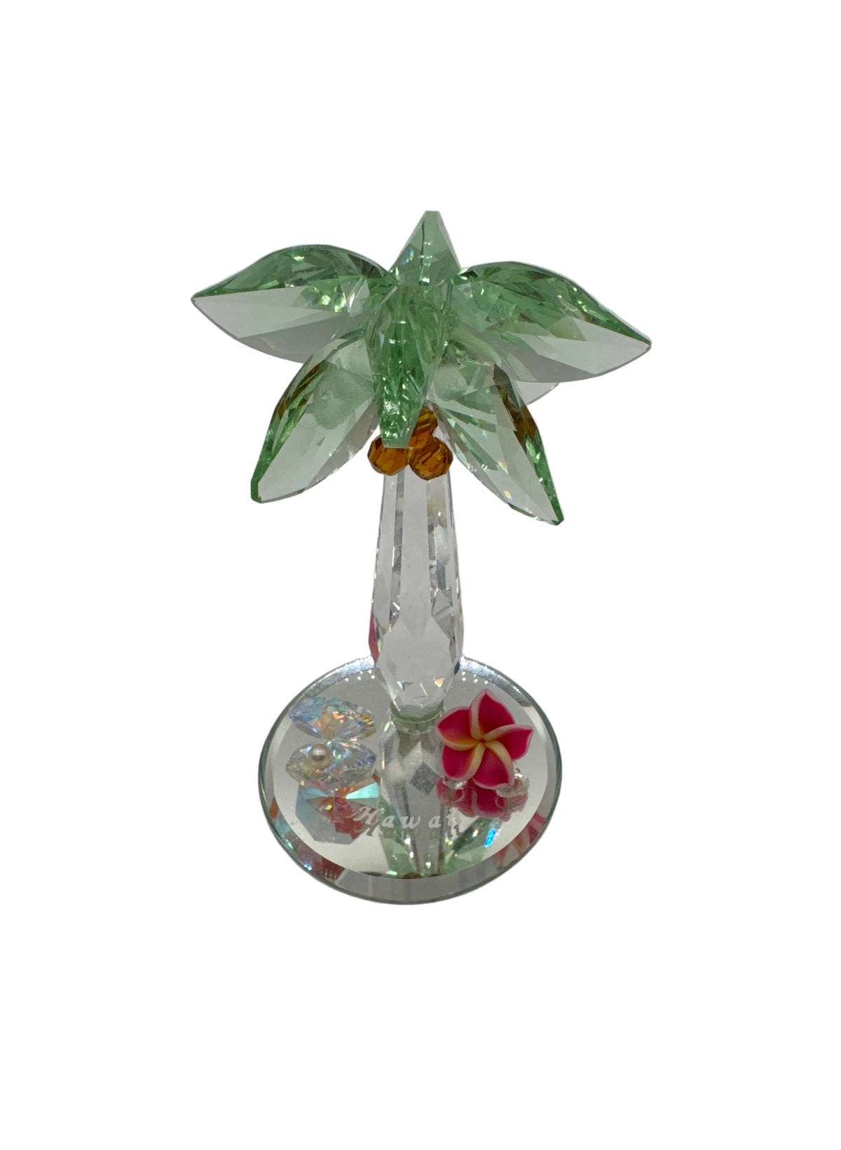 Vintage Crystal Palm Tree Hawaii Souvenir