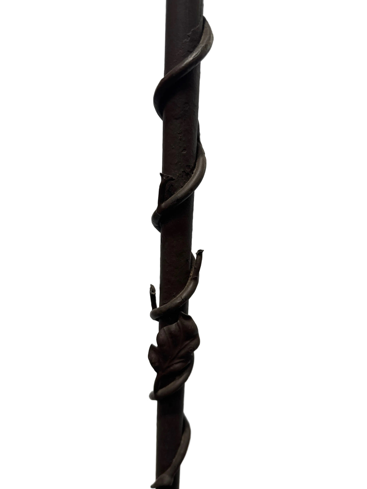 Vintage Spanish Revival Wrought Iron 4 Light Torchiere Floor Lamp