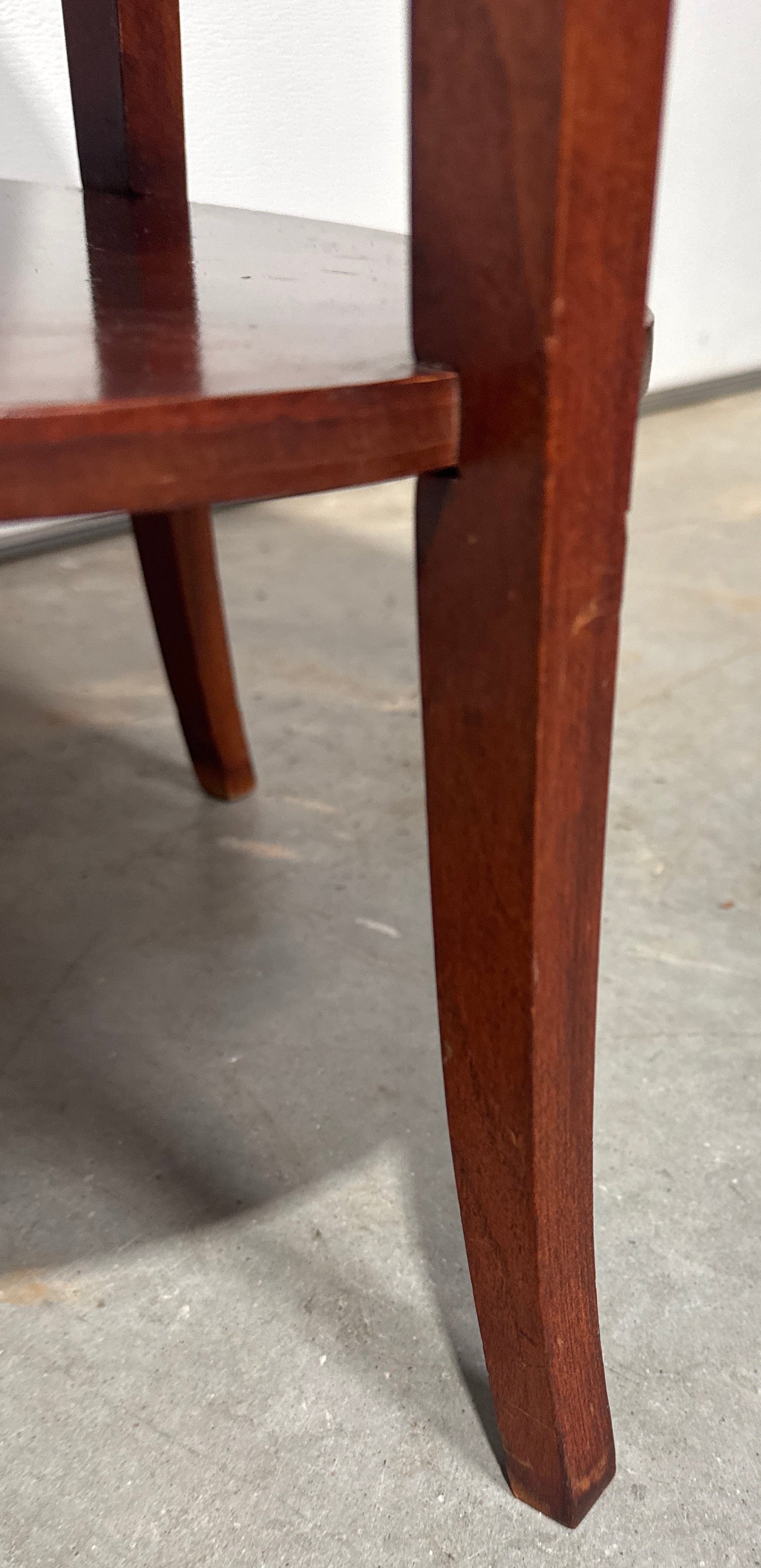 Vintage Mersman Inlaid Mahogany Oval Side Table