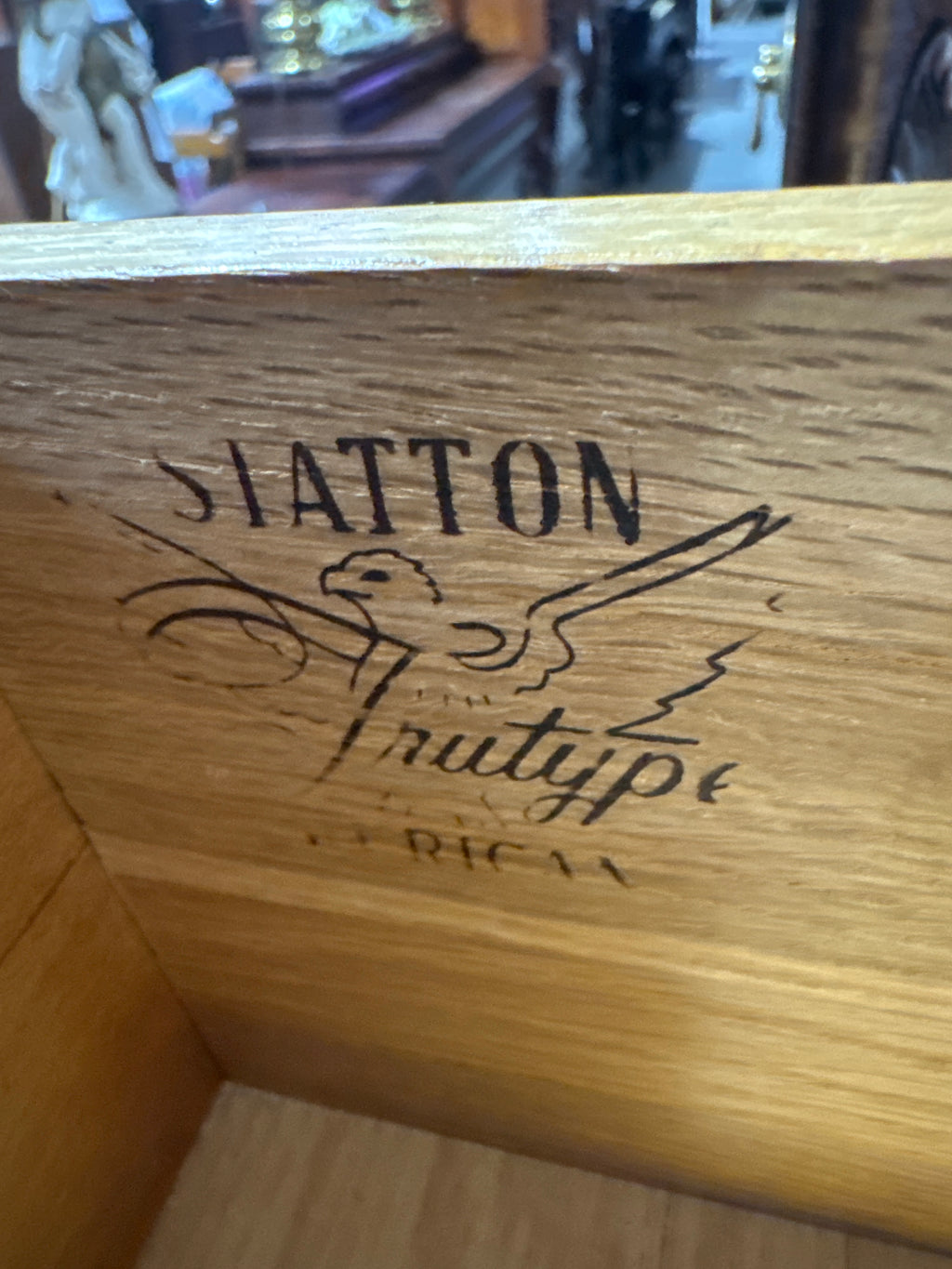 Vintage Statton Cherry 8 Drawer Chest-American