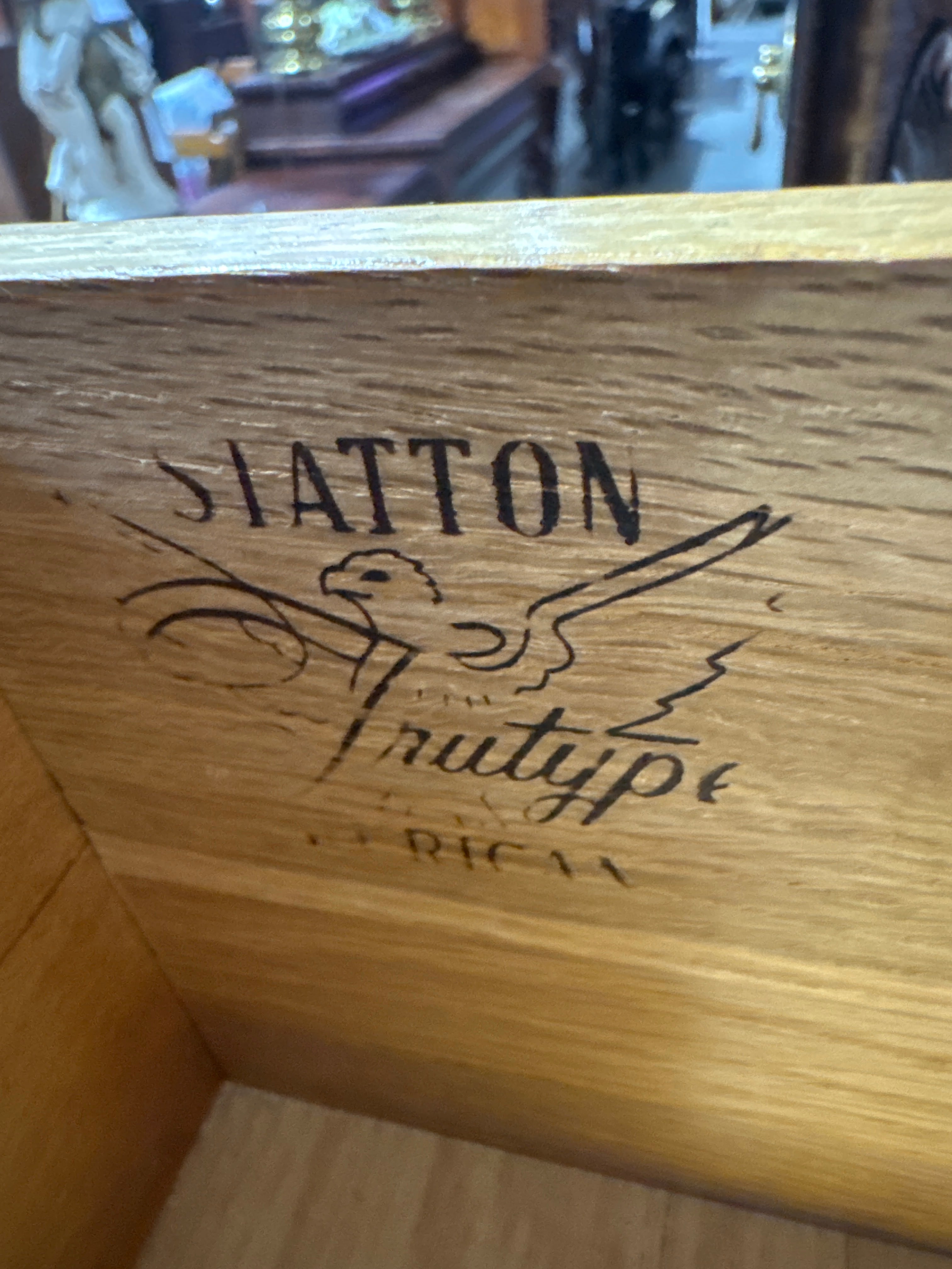 Vintage Statton Cherry 8 Drawer Chest-American