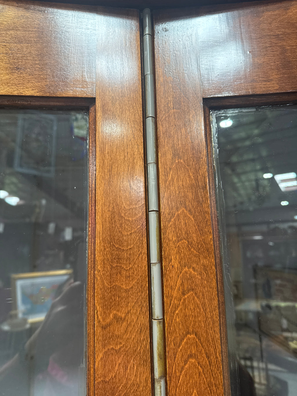 Vintage 1960's Bell System Wood Walk-In Phone Booth With Bi-Fold Doors-K