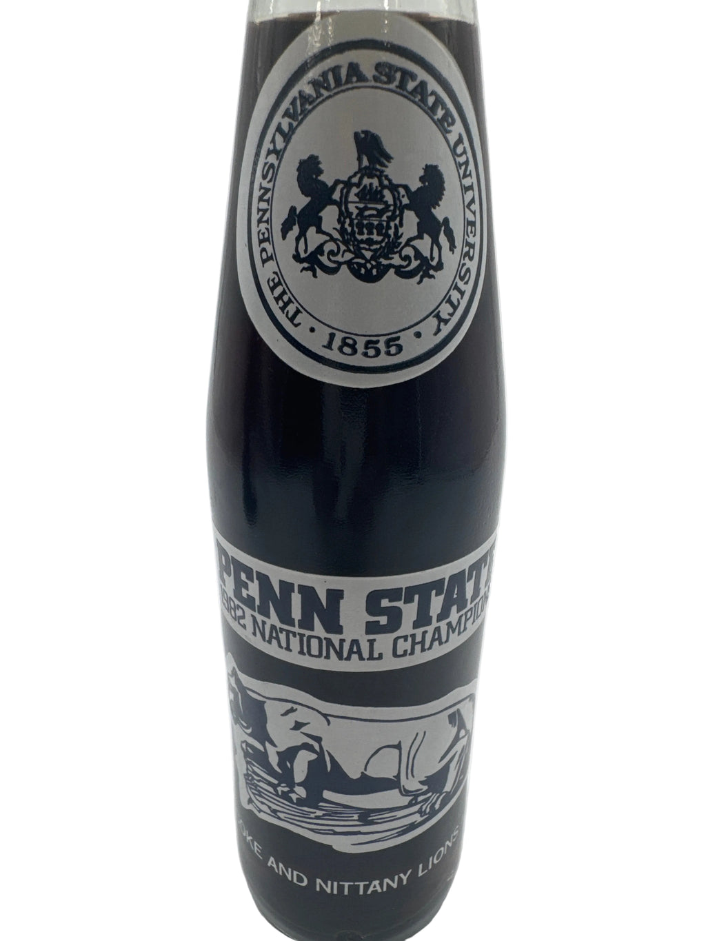 1982 Penn State Nittany Lions National Champions 10 oz Coca-Cola Bottle