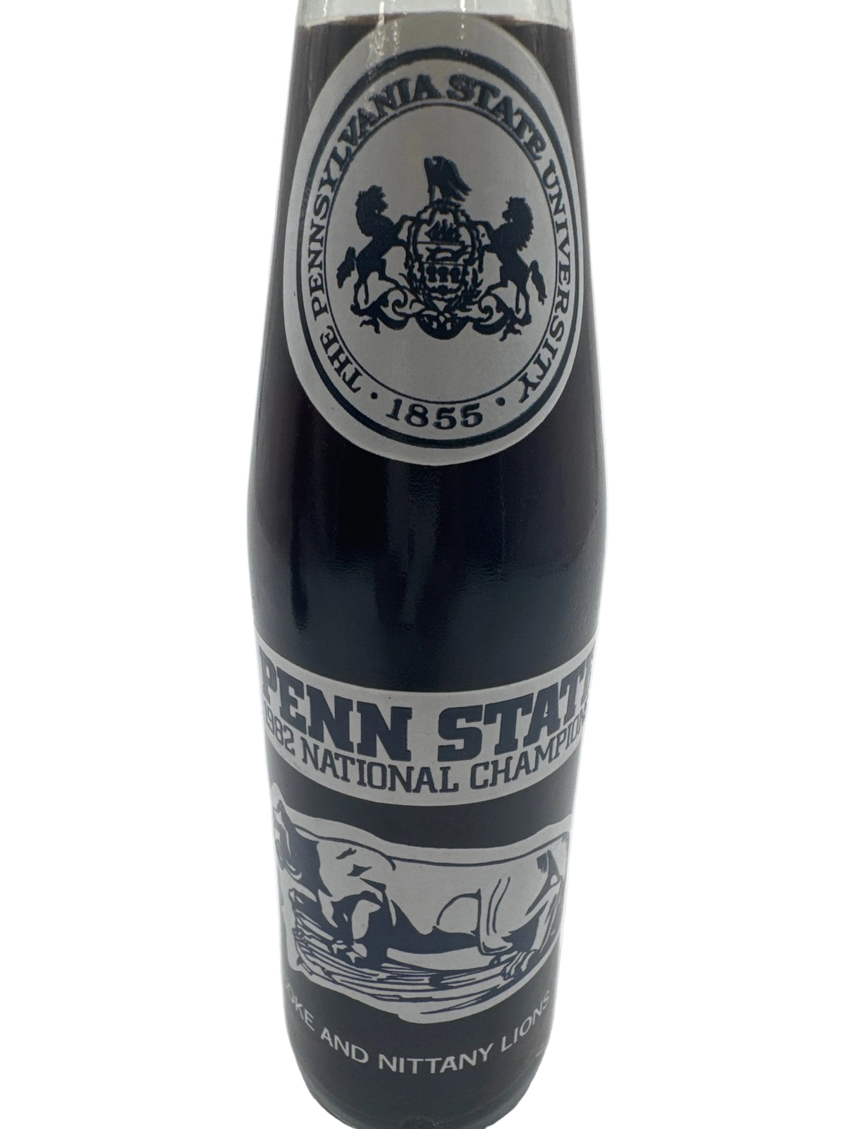 1982 Penn State Nittany Lions National Champions 10 oz Coca-Cola Bottle
