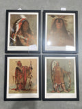 George Carlin Framed Art Native American Set of 4