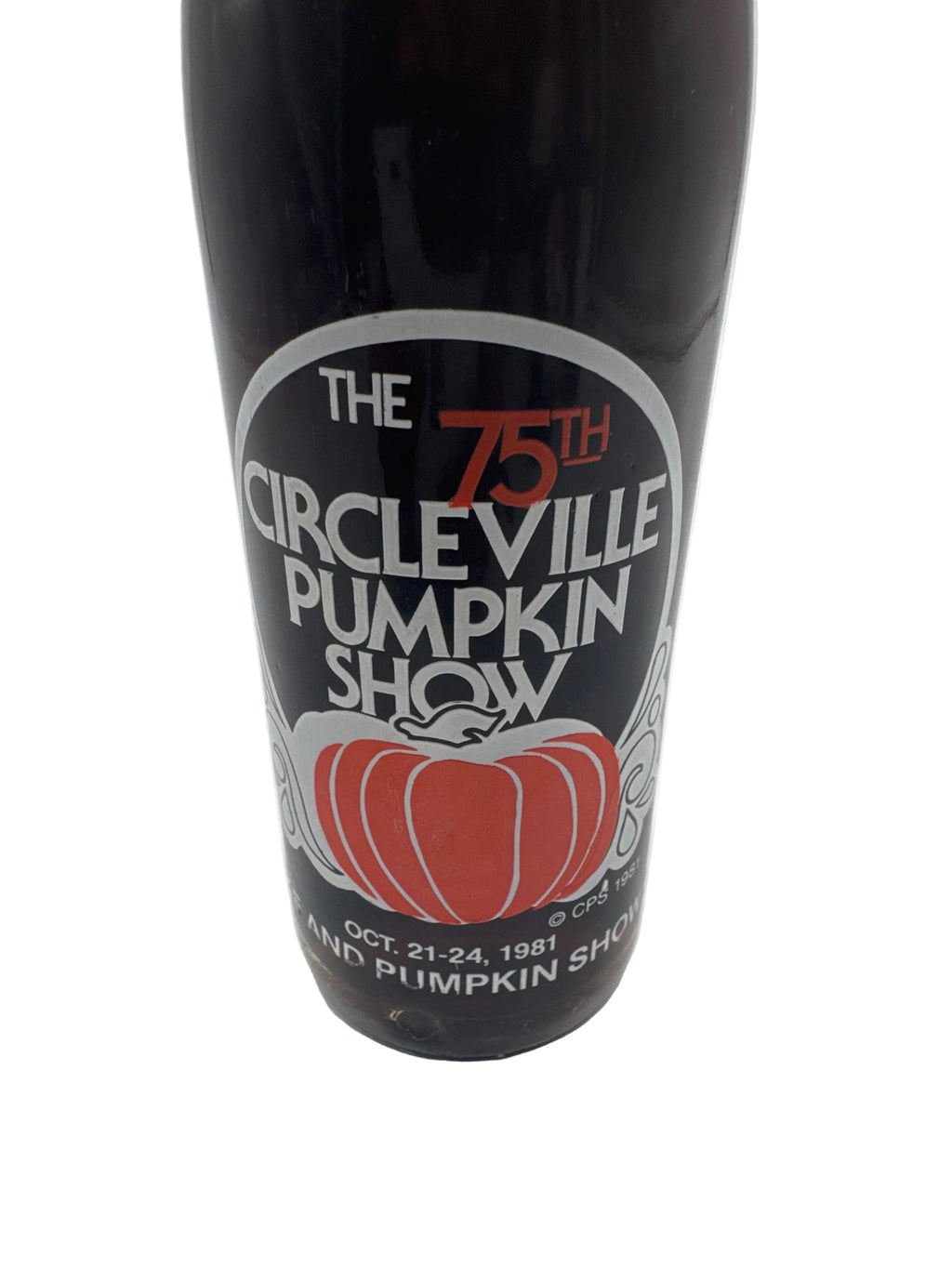 1981 75th ANNIVERSARY CIRCLEVILLE, OHIO PUMPKIN SHOW 10 oz COCA-COLA BOTTLE *RARE*