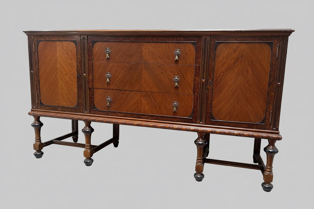 Vintage Paine Furniture Walnut Sideboard