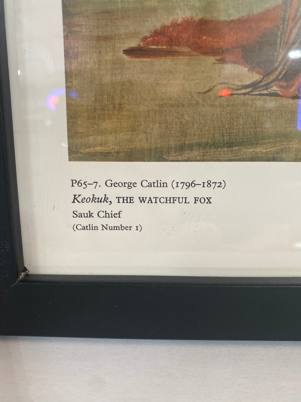 George Carlin Framed Art Native American Set of 4