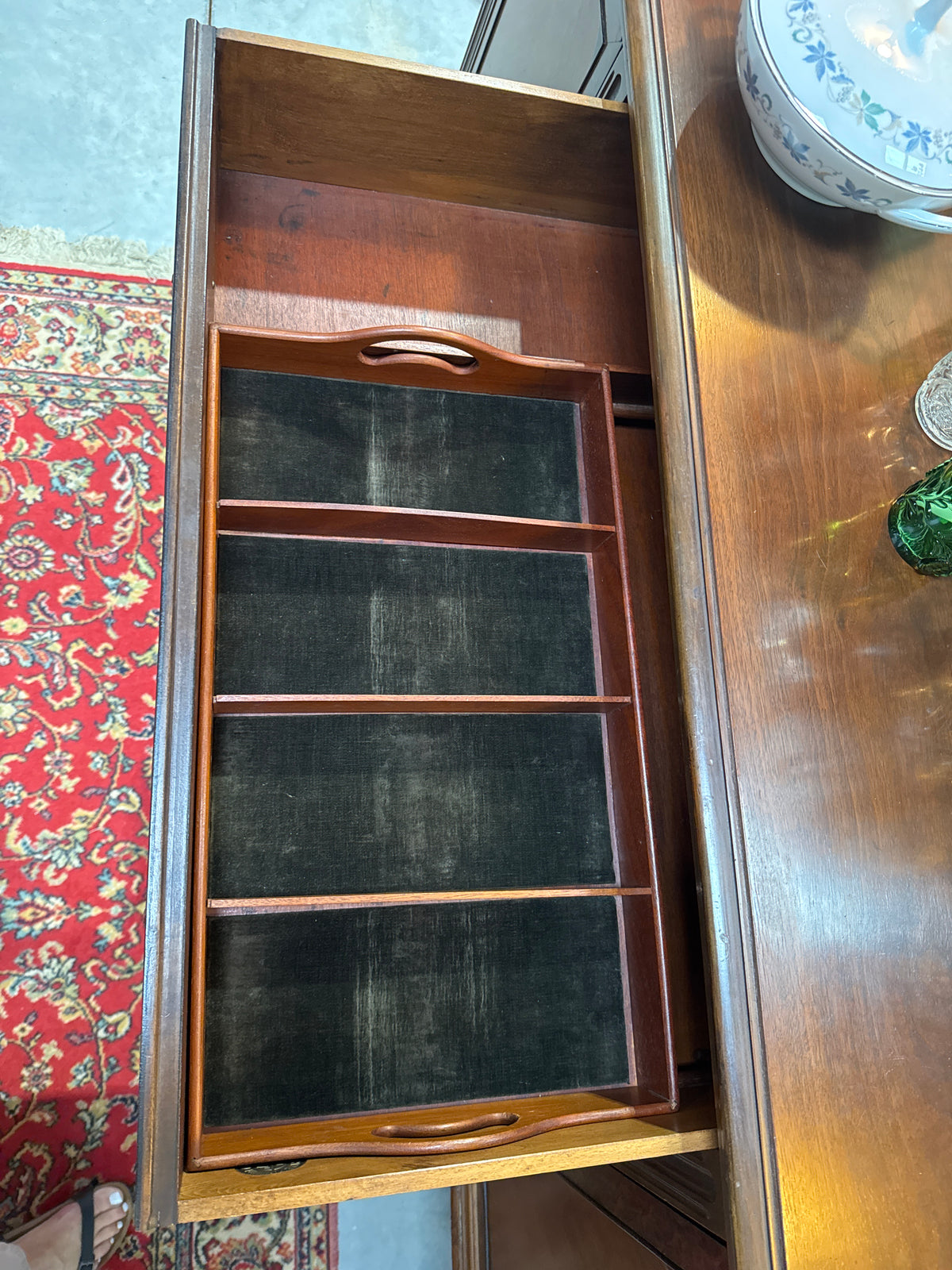 Vintage Paine Furniture Walnut Sideboard