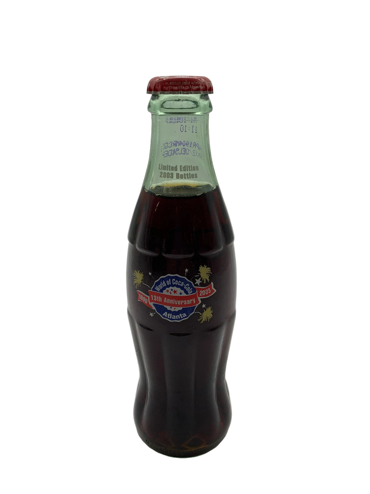 WORLD OF COKE 13TH ANNIVERSARY ATLANTA COCA-COLA BOTTLE LIMITED EDITION