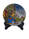 Vintage 1980’s Miniature Cinderella German Collector Plate by Artist Barbara Furstenhofer