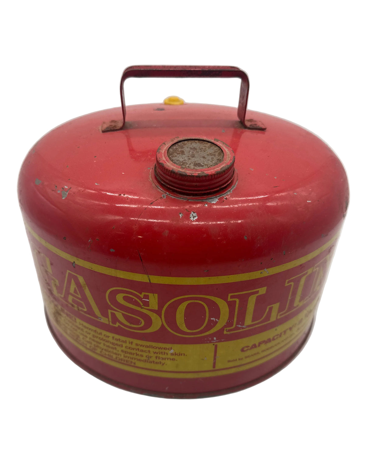 Vintage Red Sears Roebuck Craftsman 2.5 Gallon Gasoline Can