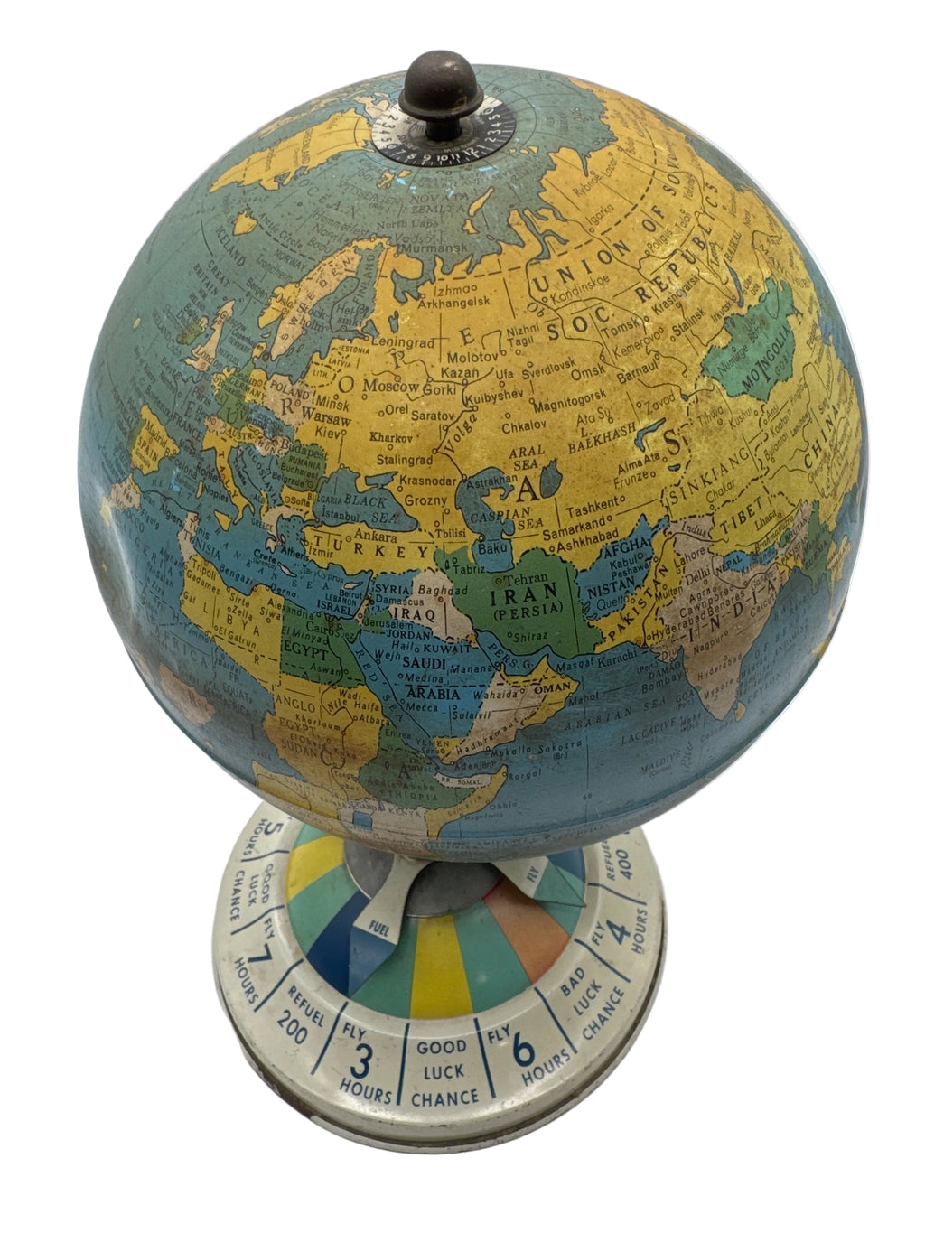 Vintage 1950’s Replogle Magnetic Air Race Globe