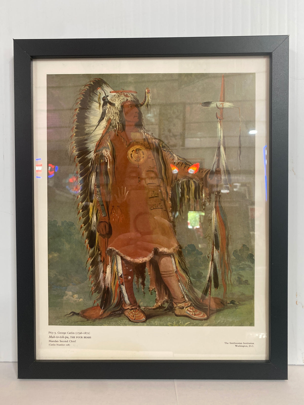 George Carlin Framed Art Native American Set of 4