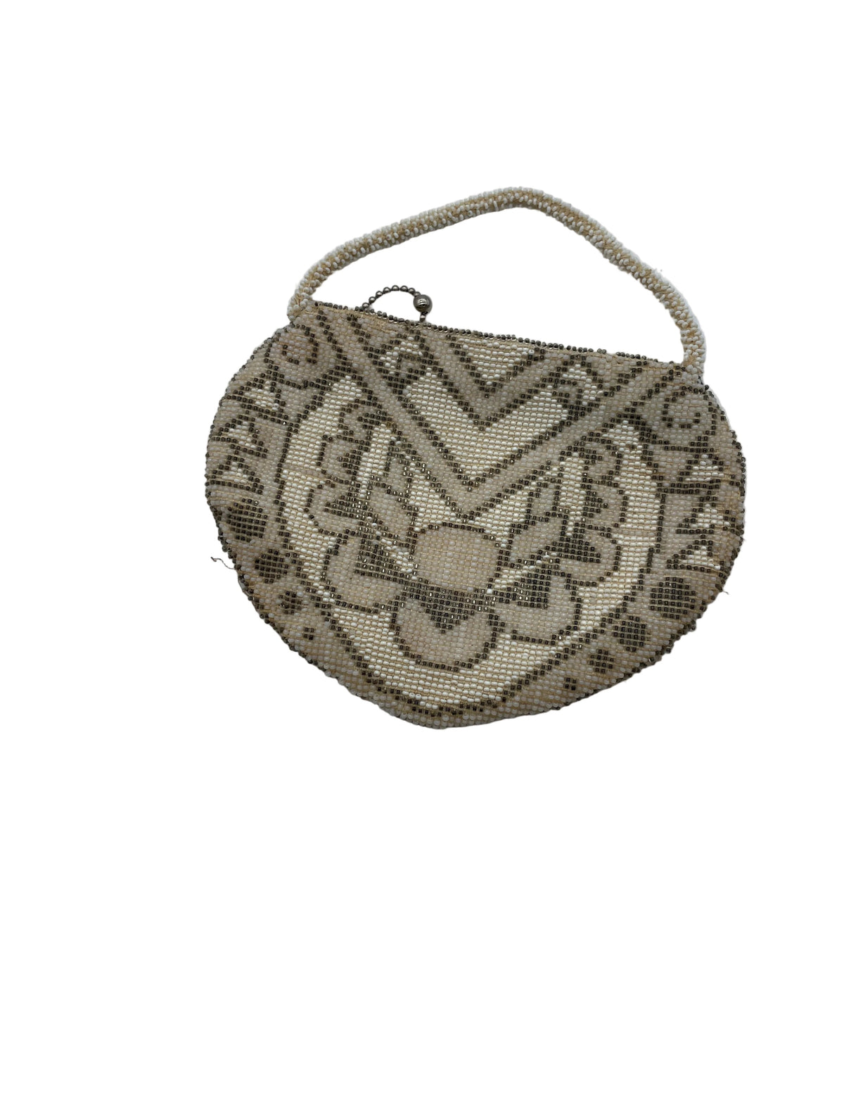 Antique Beaded Ladies Hand bag. Made in Czechoslovakia