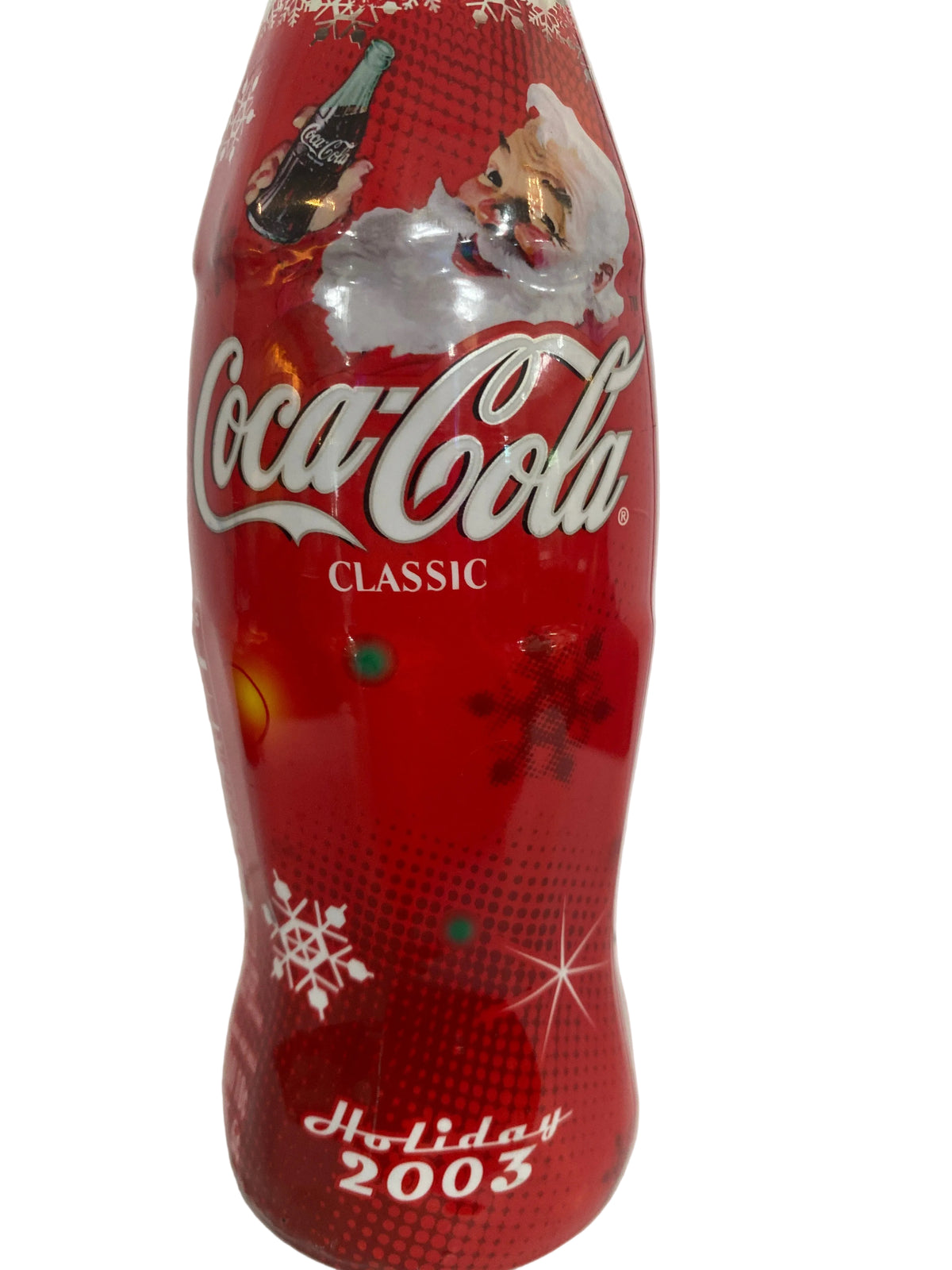 HOLIDAY SANTA ON RED BOTTLE COCA-COLA 2003