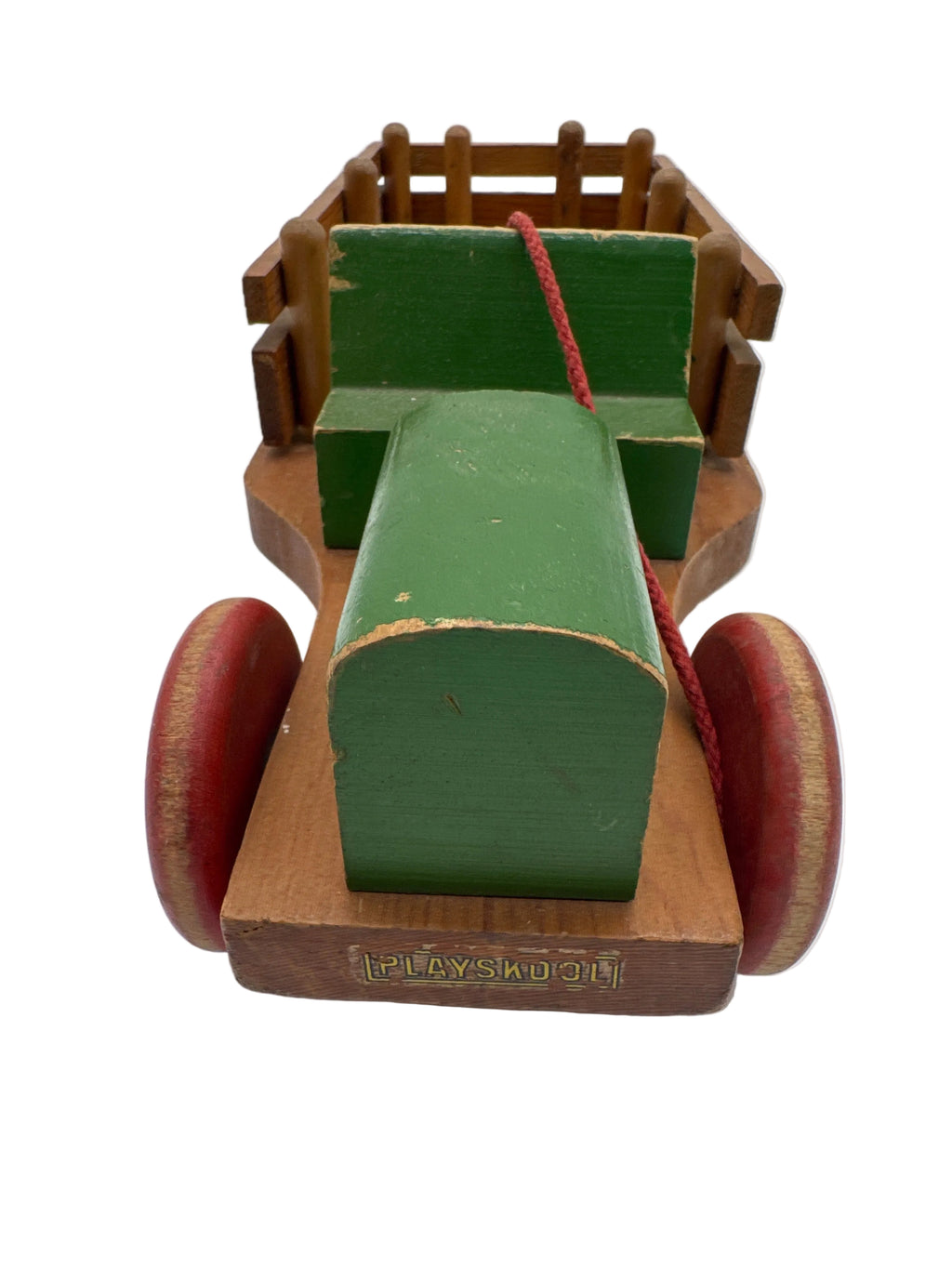 Vintage 1930-50’s Playskool Wooden Pull-Along Toy Truck