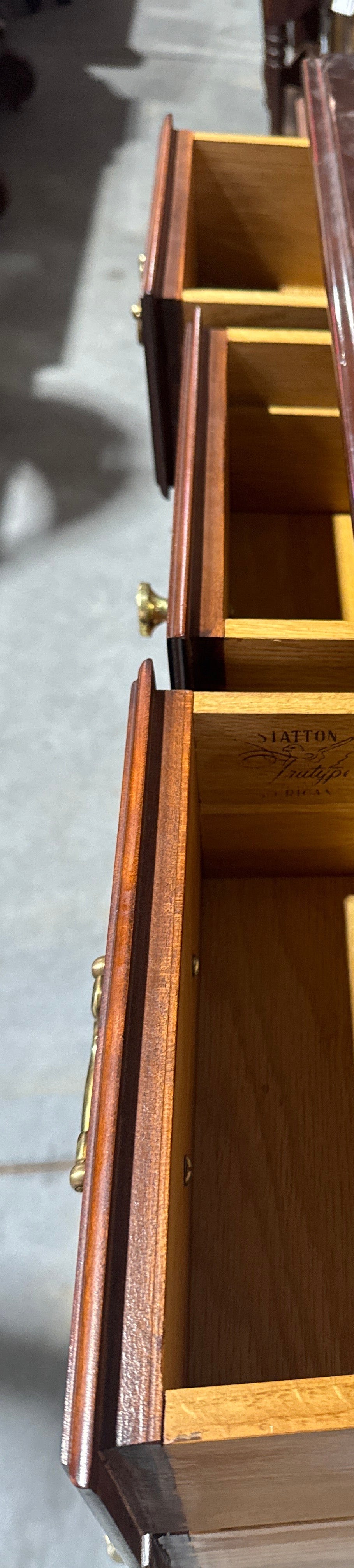 Vintage Statton Cherry 8 Drawer Chest-American