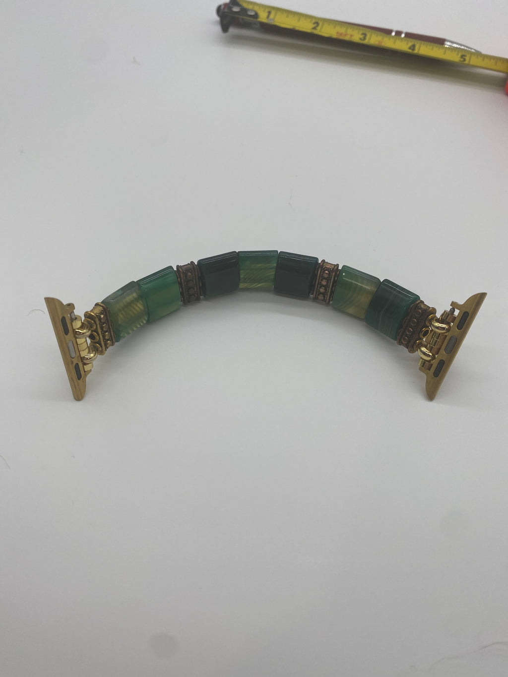 Apple Watchband Serenity Agate Green Stretch