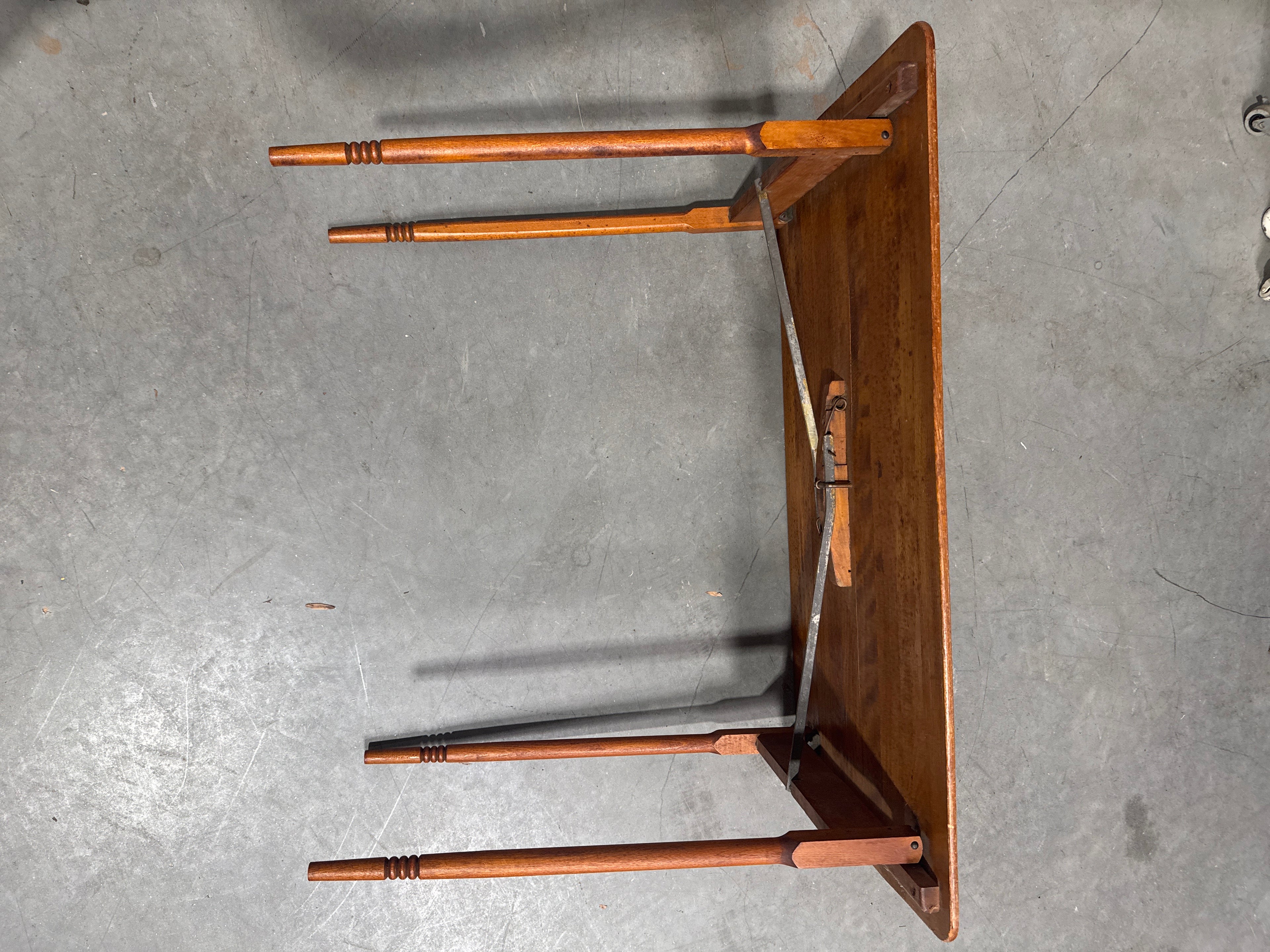 Antique Folding Sewing Table