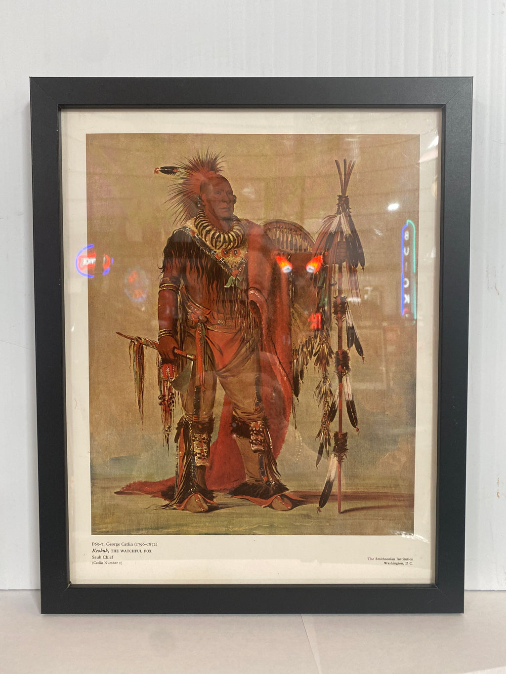 George Carlin Framed Art Native American Set of 4