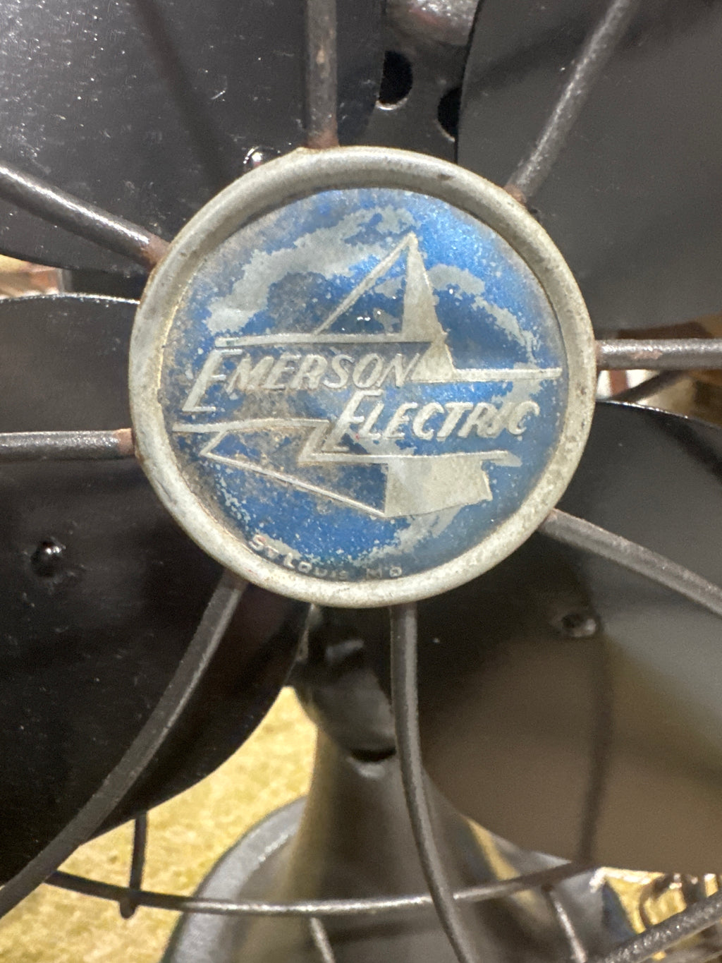 Vintage Emerson Electric Oscillating Fan with 3 Speeds