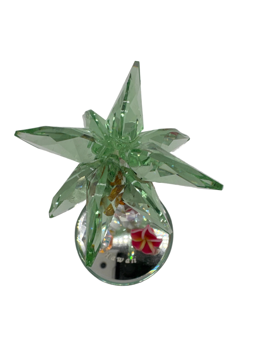 Vintage Crystal Palm Tree Hawaii Souvenir