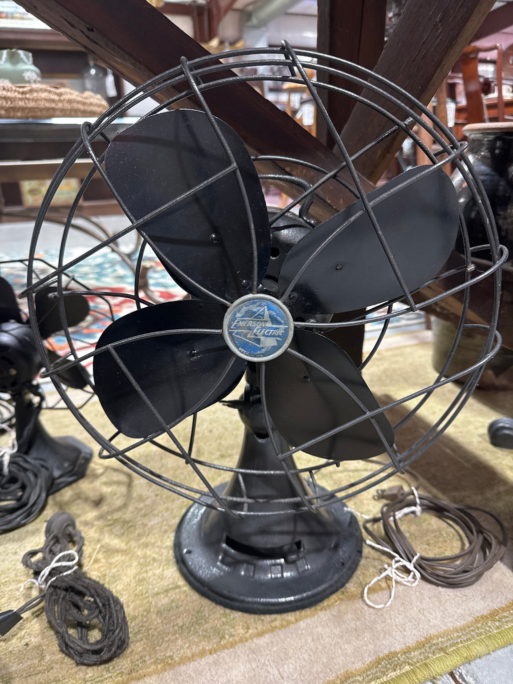Vintage Emerson Electric Oscillating Fan with 3 Speeds