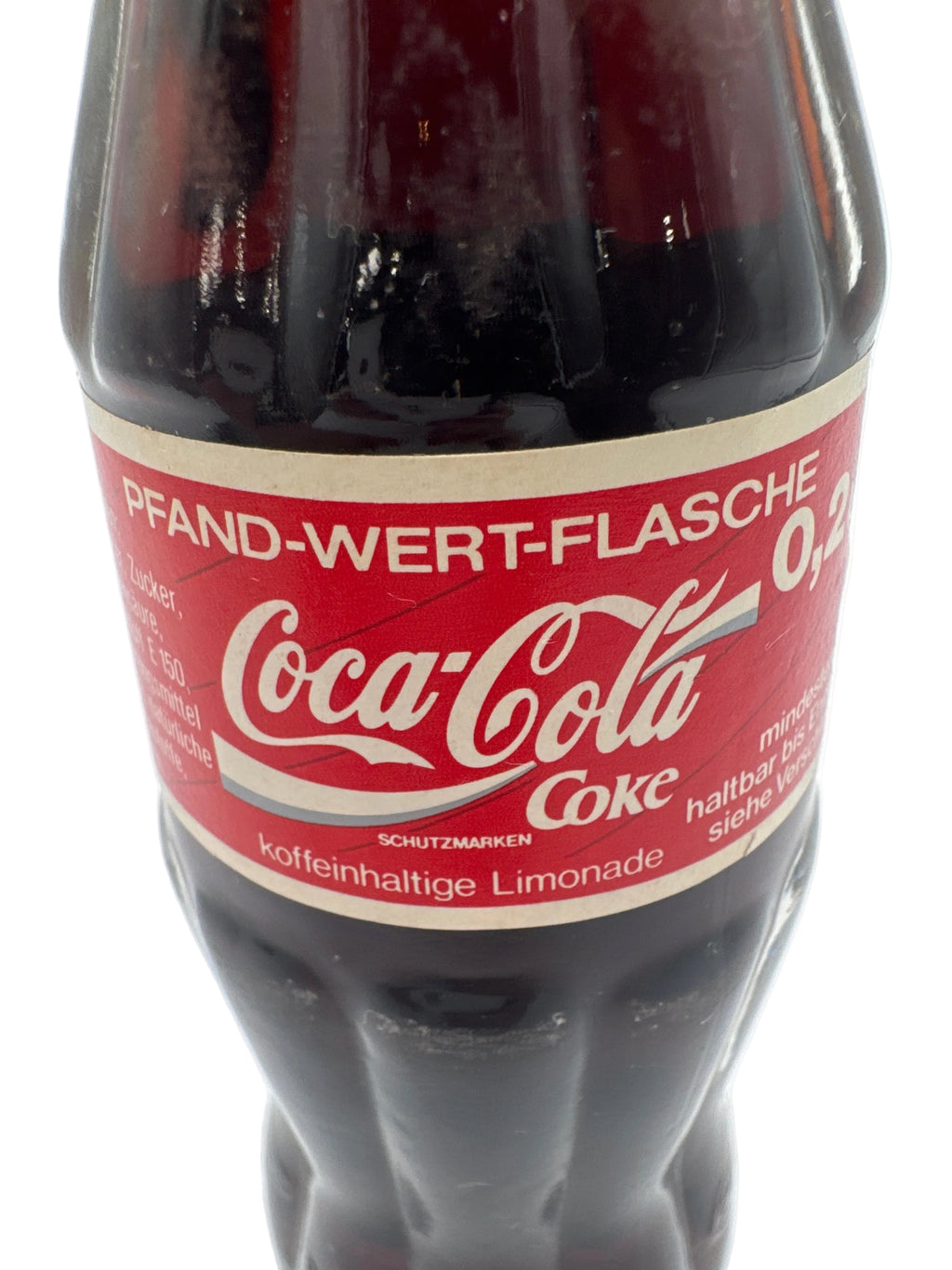 1990 PFAND—WERT-FLASCHE GERMAN 100TH ANNIVERSARY COCA-COLA BOTTLE