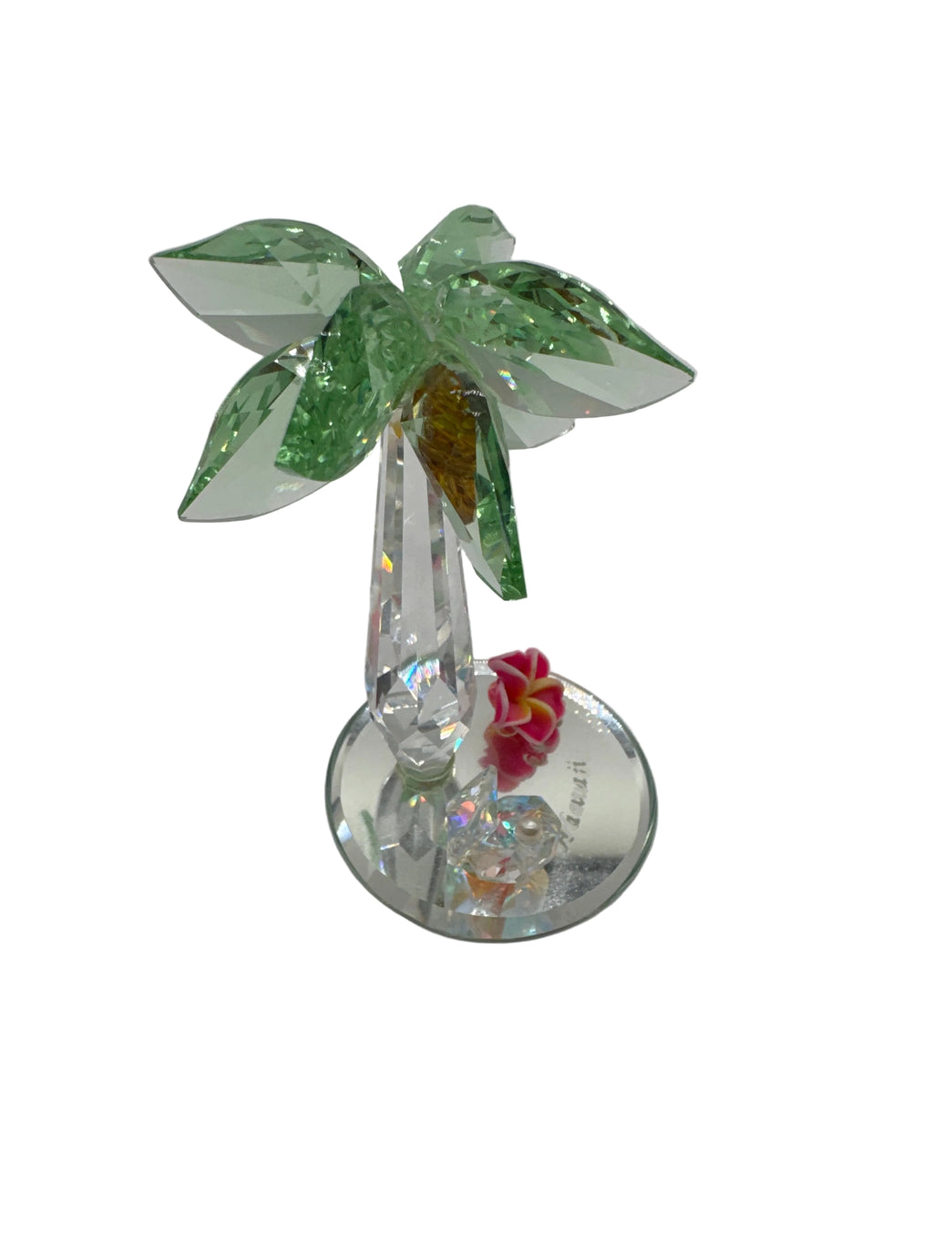 Vintage Crystal Palm Tree Hawaii Souvenir