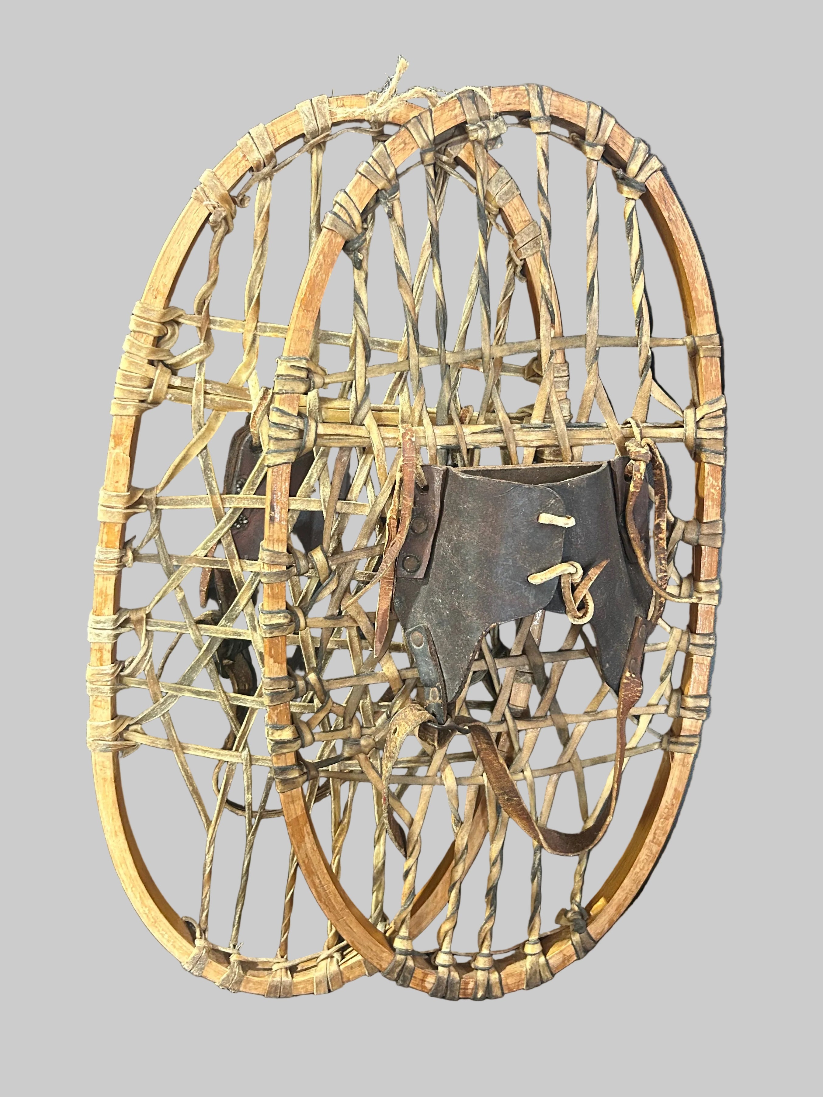Early 1900s Bear Paw Snowshoes