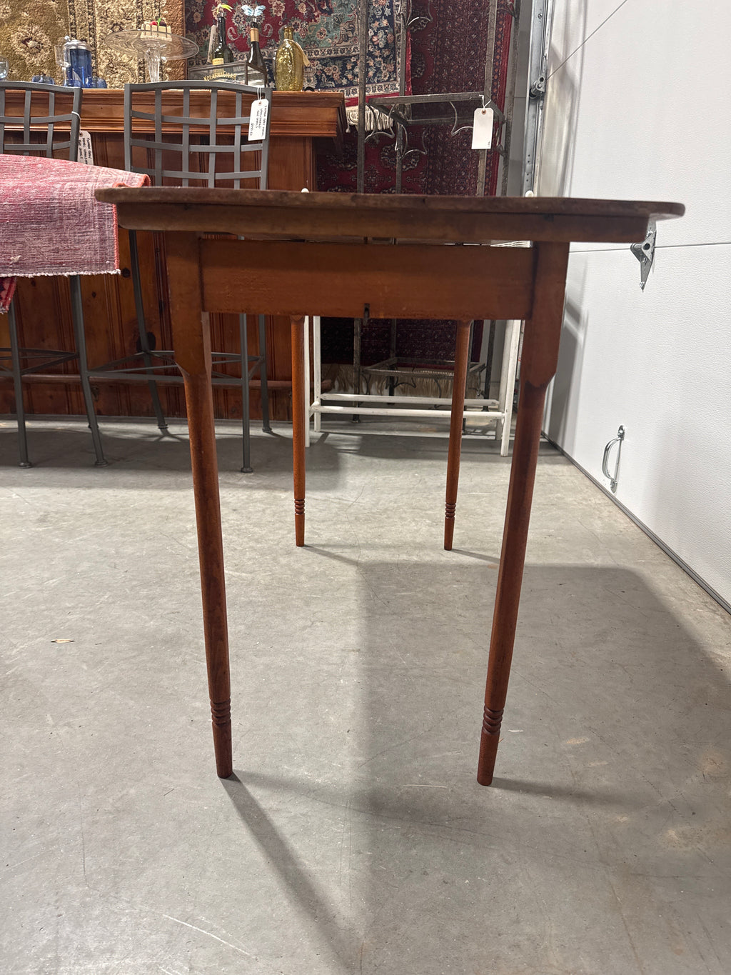Antique Folding Sewing Table