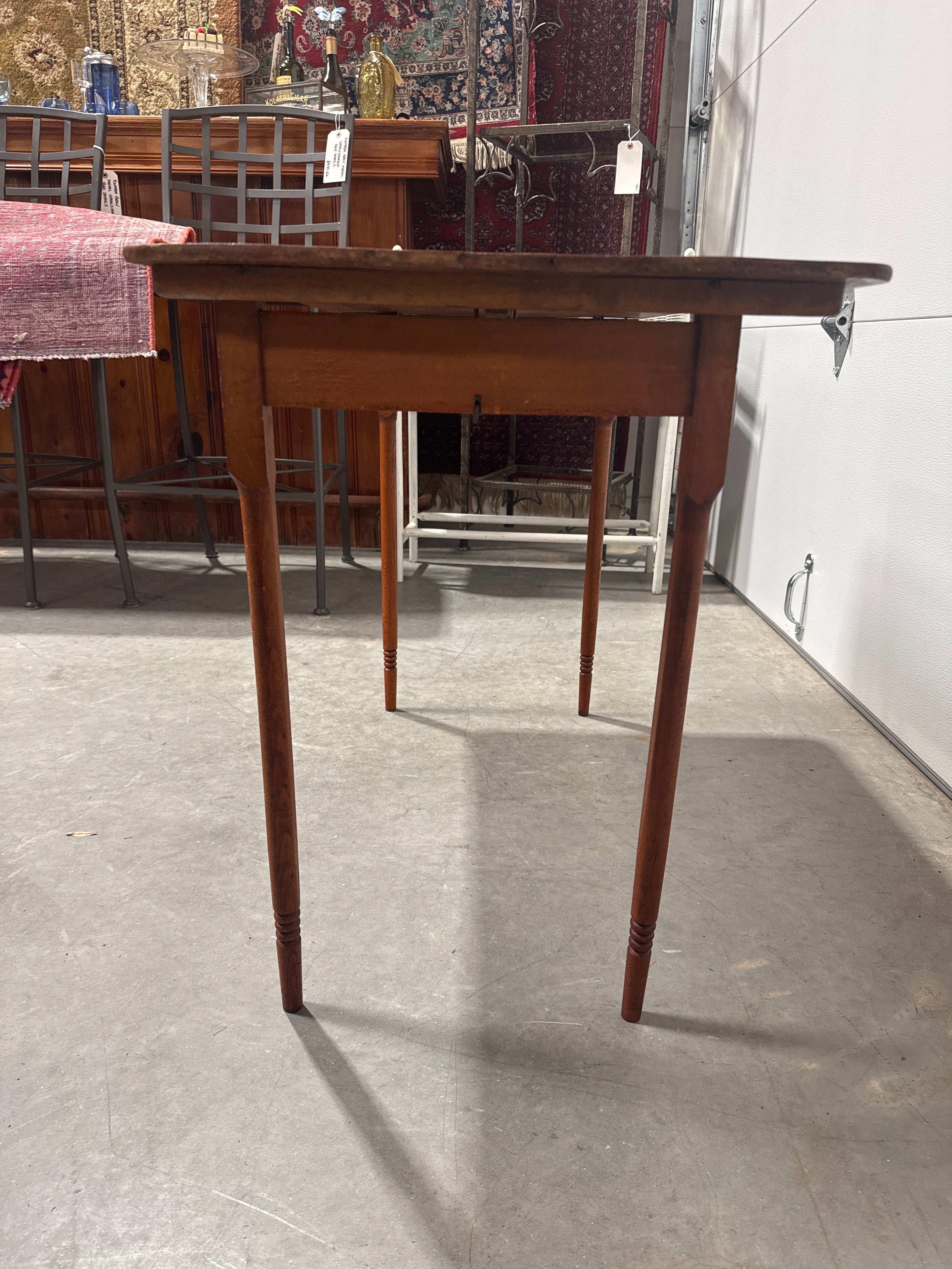 Antique Folding Sewing Table