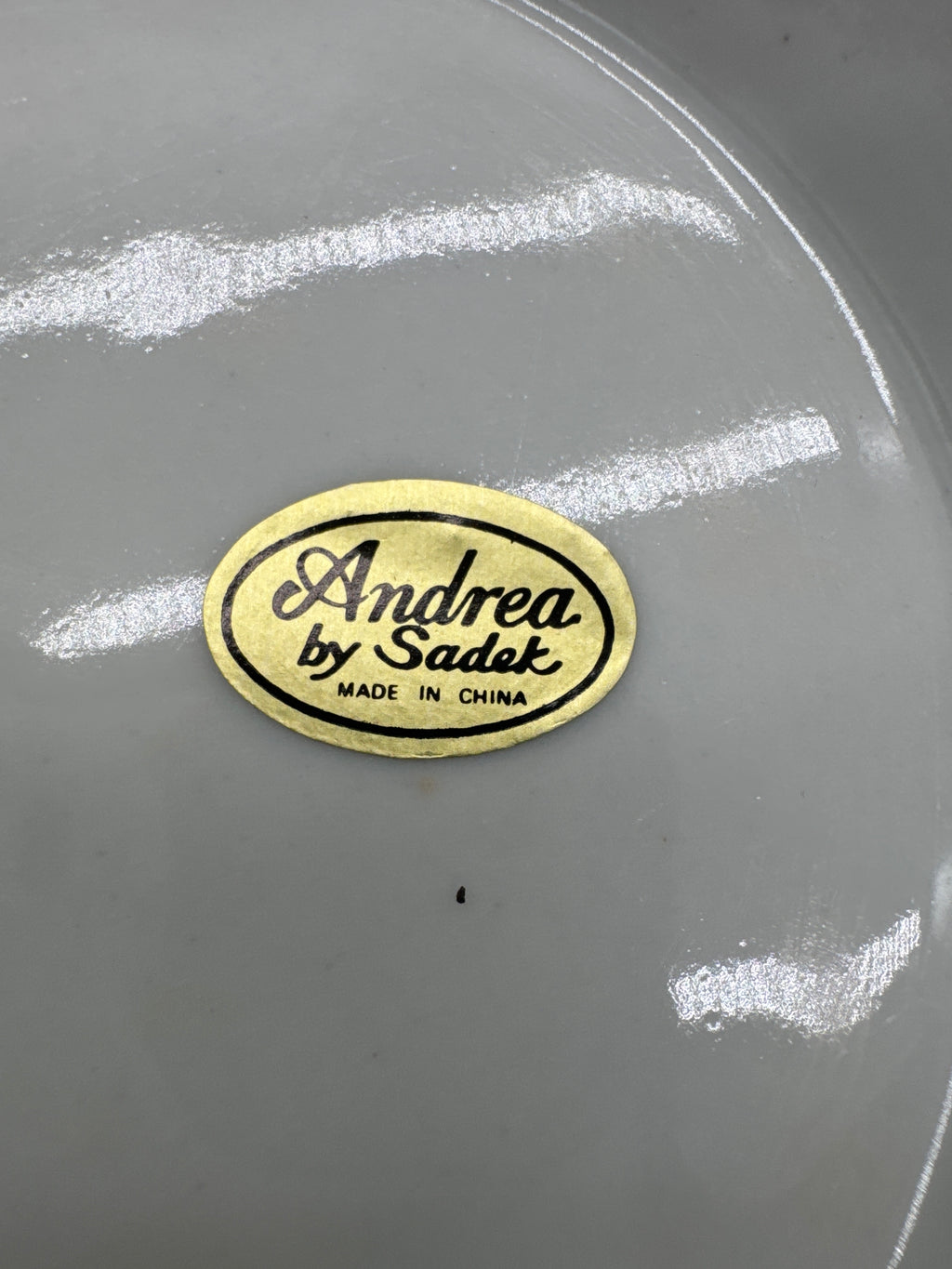 Vintage Andrea by Sadek Yellow Famille Jaune Porcelain Bowl