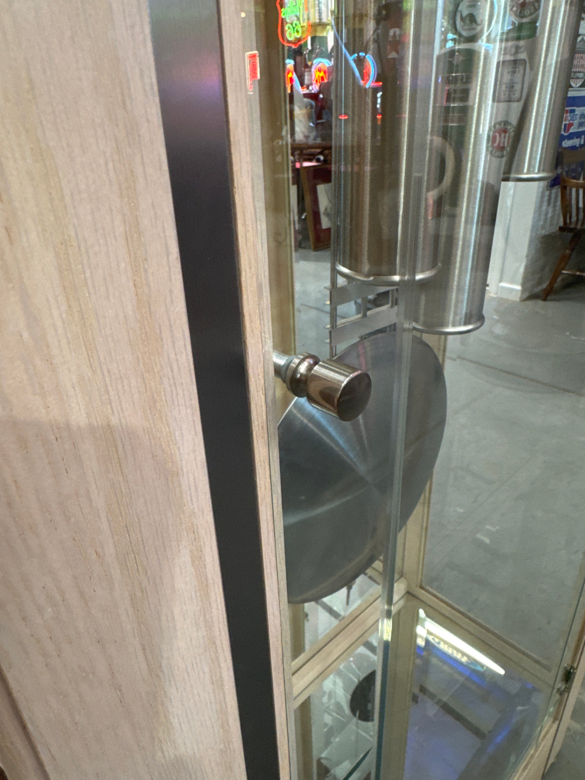 Howard Miller Eternity Illuminated Contemporary Curio Grandfather Clock