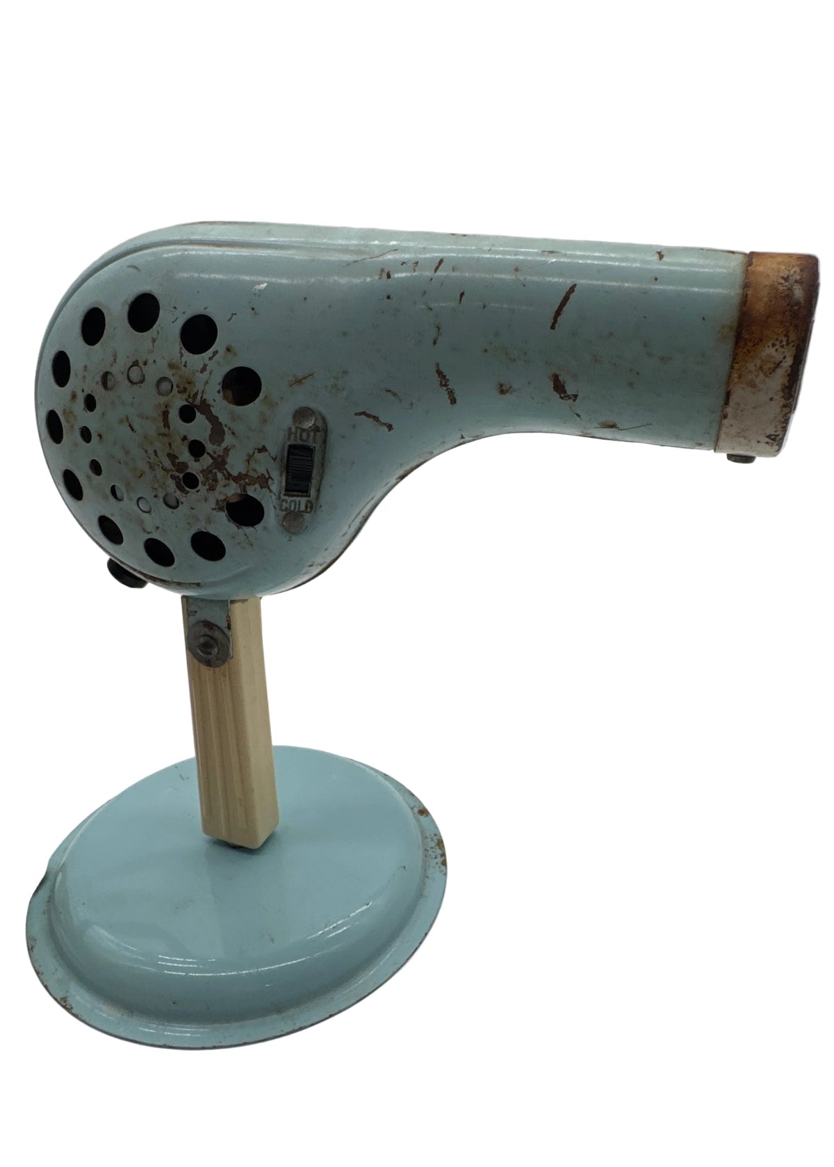 Vintage Tropic-Aire 1950’s Light Blue MCM Electric Metal Hair Dryer