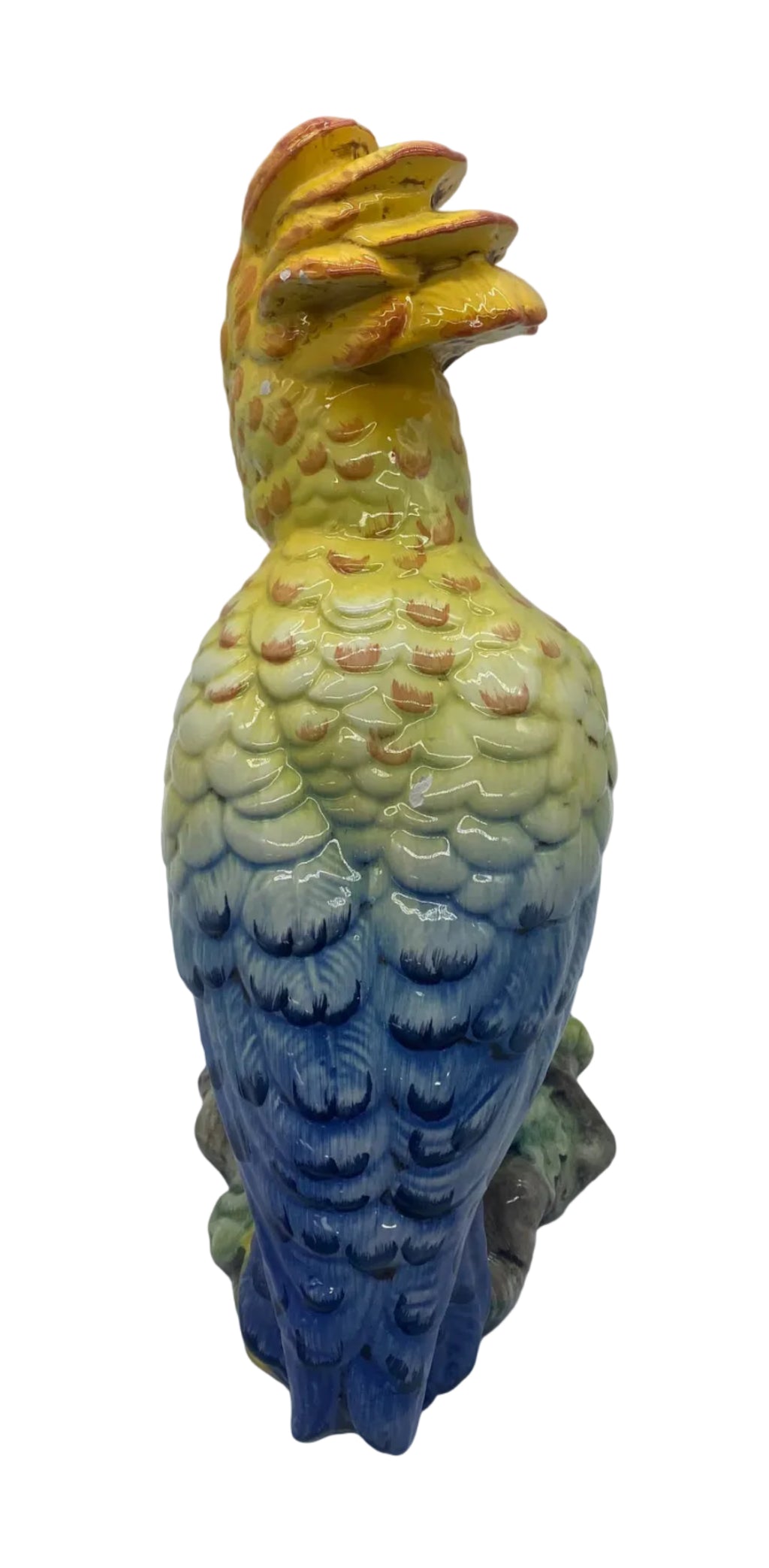 Cockatoo Figurine Handmade Italy Large Colorful