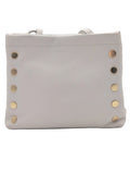 Hammitt "Bryant" Medium Shoulder Bag in Calla Lily White and Brushed Gold Hardware