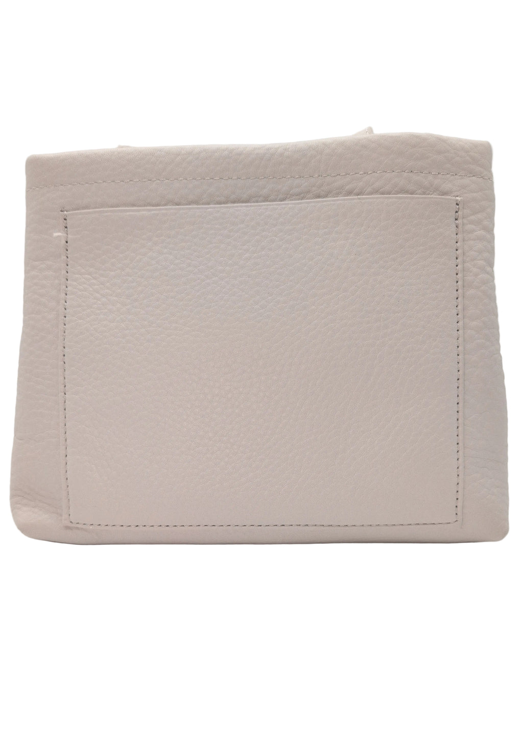 Hammitt "Bryant" Medium Shoulder Bag in Calla Lily White and Brushed Gold Hardware